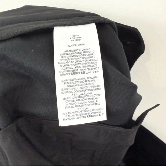 Boden Canonbury 7/8 Pants Black Stretch Tailored Cropped Trousers Size 8 - Picture 5 of 5